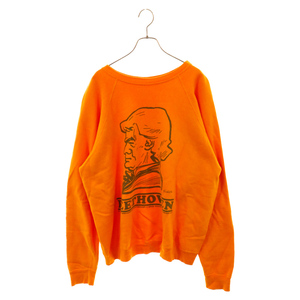 HUMAN MADE ヒューマンメイド 23SS PEANUTS SWEATSHIRT ピーナッツ クルーネック 長袖スウェット トレーナー イエロー