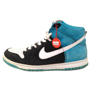 SB ナイキエスビー SB DUNK HIGH SEND HELP 305050-014 SB ダンク ハイ センド ヘルプ ハイカットスニーカー ブラック/ブルー US11/29cm