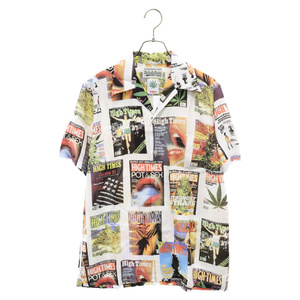 WACKO MARIA ワコマリア×HIGH TIMES HAWAIIAN SHIRT ハイタイム ズハワイアンオープンカラー半袖シャツ マルチカラー