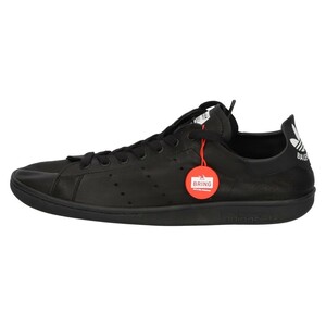 BALENCIAGA バレンシアガ×Stan Smith HP6779 アディダス スタンスミス ユーズド加工 レザーローカットスニーカー ブラック US9/27.5cm