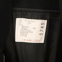 Sacai サカイ 21AW Nylon Twill Mix Blouson 21-05745 ナイロンツイルミックスブルゾン MA-1 ブラック_画像5