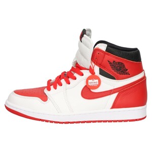 NIKE ナイキ AIR JORDAN 1 HIGH OG Heritage 555088-161 エアジョーダン ハイカットスニーカー ヘリテージ ホワイト/レッド US10/28cm