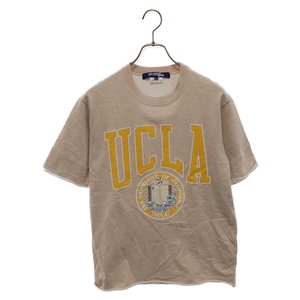  Junya Watanabe Comme des Garcons 12AW UCLA college print nep crew neck short sleeves sweat sweatshirt T-shirt WD-T014