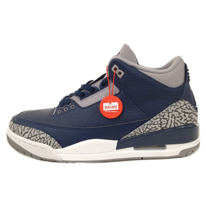 NIKE ナイキ AIR JORDAN 3 RETRO MIDNIGHT NAVY CT8532-401 エアジョーダン3 レトロ ミッドカットスニーカー ネイビー US8.5/26.5cm