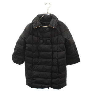 MONCLER モンクレール RENNES 49344 ハイネックダウンジャケット 2WAY ブラック レディース