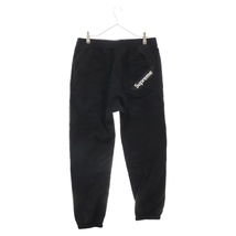 SUPREME シュプリーム 18SS Corner Label Sweatpant コーナー ラベル スウェット パンツ ブラック_画像1