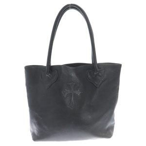 CHROME HEARTS Chrome Hearts FS TOTE FS большая сумка Cross patch имеется кожа большая сумка черный 