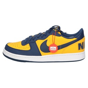 NIKE ナイキ TERMINATOR LOW OG Michigan FJ4206-700 ターミネーター ミシガン ローカットスニーカー ネイビー/イエロー US8.5/26.5cm