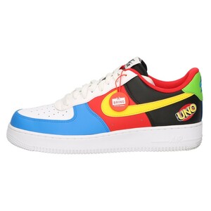 NIKE ナイキ ×UNO AIR FORCE1 UNO DC8887-100 エアフォース1 ウノ ローカットスニーカー US11/29cm マルチ