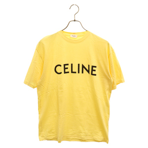CELINE Celine Roo z Logo print short sleeves T-shirt cut and sewn yellow 2X681501F