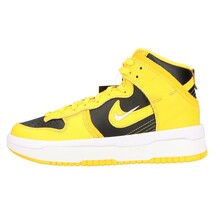 NIKE ナイキ WMNS DUNK HIGH UP ウィメンズ ダンクハイアップ ハイカットスニーカー ブラック/イエロー DH3718-001 US7/24cm_画像1