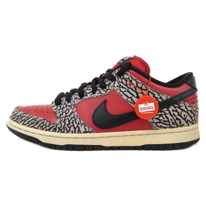 NIKE SB ナイキエスビー 12SS ダンク ロー シュプリーム セメント ローカットスニーカー US8.5/26.5cm 313170-600