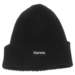 SUPREME シュプリーム Solid Beanie ソリッドビーニー スモールボックスロゴ ニット帽 ニットキャップ ブラック