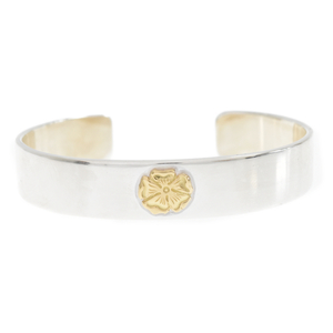 goro's Goro's [ new goods ] rose attaching flat strike .M bracele silver / Gold 