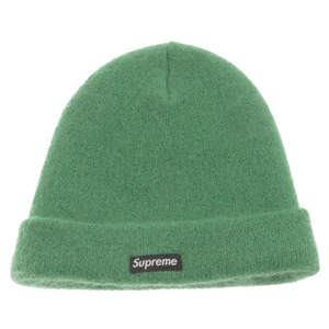 SUPREME シュプリーム 17AW Mohair Beanie モヘア ビーニー ボックスロゴ ニット キャップ 帽子 グリーン