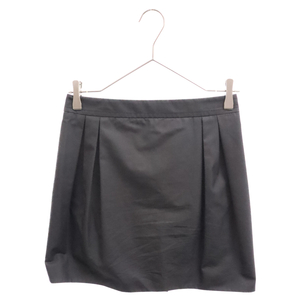 miumiu ミュウミュウ ポケット付き ショート丈スカート ブラック MG282 レディース