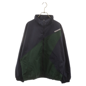 DESCENDANT ディセンダント VERT NYLON JACKET ロゴ ナイロン トラックジャケット ネイビー