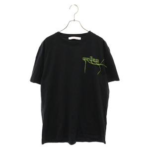 rokh ロク RESTIR Neon Project Fluro Edition T-Shirt クルーネック半袖Tシャツ ブラック XL R9CA41