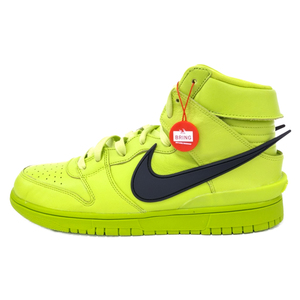 NIKE ナイキ×AMBUSH NIKE DUNK HIGH CU7544-300 アンブッシュ ダンク ハイ ハイカットスニーカーシューズ US10/28cm イエロー