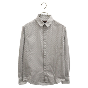 LOUIS VUITTON Louis Vuitton monogram ko ton long sleeve shirt RM232F TK5 HPFS6W gray 