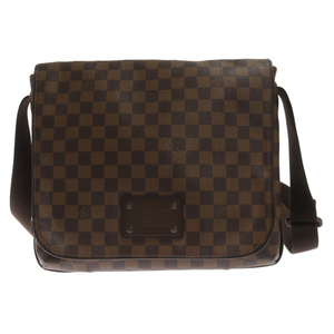 LOUIS VUITTON ルイヴィトン ブルックリンMM_ダミエ・エベヌ ショルダーバッグ ブラウン N51211