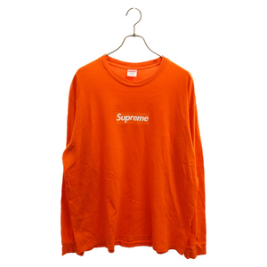 SUPREME シュプリーム 20AW Box Logo L/S Tee ボックスロゴ長袖Tシャツ オレンジ