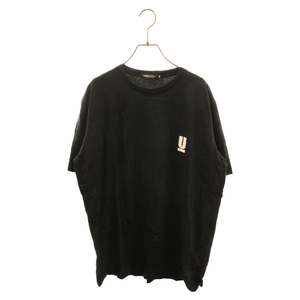 アンダーカバー BASIC SMALL UNDERBAR U TEE ベーシック ワンポイント Uロゴ プリント クルーネック カットソー 半袖Tシャツ UCA3804