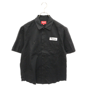 SUPREME シュプリーム 21SS Dog SS Work Shirt ドッグ バックプリント ワーク 半袖シャツ ブラック