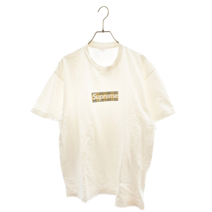 SUPREME シュプリーム 22SS×Burberry Burberry Box Logo Tee シュプリーム バーバリー ボックスロゴ クルーネック 半袖Tシャツ ホワイト