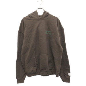 Mercedes Anchor Inc. メルセデスアンカーインク Hoodie Sweat ロゴプリント プルオーバーパーカー フーディースウェット ブラウン