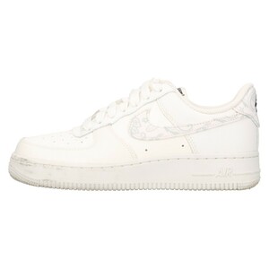 WMNS AIR FORCE 1 LOW '07 ESSENTIAL "WHITE PAISLEY" DJ9942-100 （ホワイト/グレーフォグ/ホワイト）