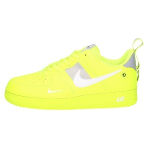 ナイキ AIR FORCE 1 UTILITY VOLT 2 エアフォース ユーティリティ ボルト 2 ローカットスニーカー ネオンイエロー US12/30cm AJ7747-700