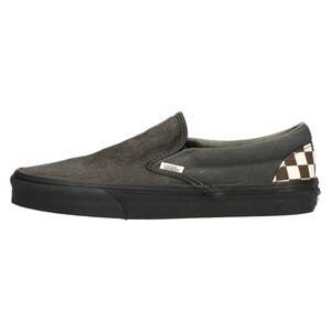 VANS ヴァンズ ×VAINL ARCHIVE CLASSIC SLIP-ON STREET KNOWLEDGE VN000BVZRUX ヴァイナルアーカイブ クラシックスリッポン スニーカー