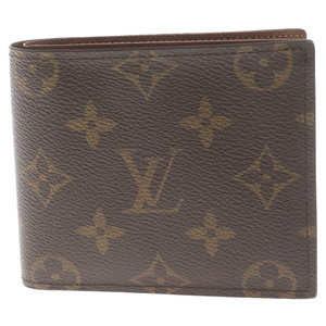 LOUIS VUITTON ルイヴィトン モノグラム ポルトフォイユ マルコ ウォレット 二つ折り財布 ブラウン M62288 RFID