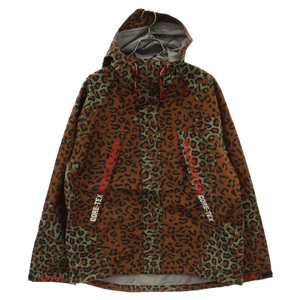 SUPREME シュプリーム 19AW GORE-TEX Taped Seam Jacket ゴアテックス テープド シーム ジャケット レオパード ブラウン/カーキ