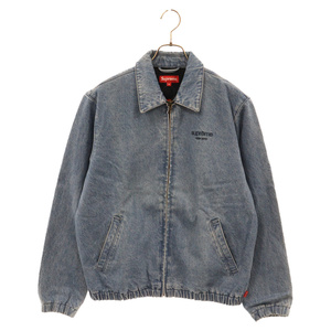 SUPREME シュプリーム 16AW Denim Harrington Jacket デニム ハリントン ジップアップジャケット インディゴ