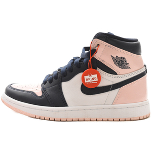 NIKE ナイキ WMNS AIR JORDAN1 HIGH OG Atmosphere DD9335-641 ウィメンズ エアジョーダン1 ハイスニーカー ネイビー/ピンク US6/23cm