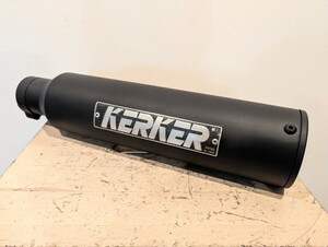 KERKER スリップオン サイレンサー 左 50.8Φ ブラック 黒 社外 カーカー マフラー カスタム パーツ 部品