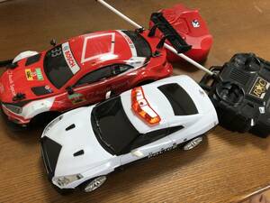  Япония полиция GT-R& гонки GT Audi игрушка радиоконтроллер 2 вида комплект 