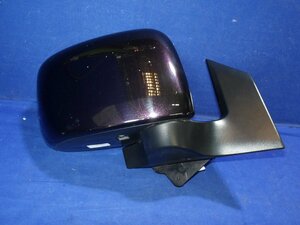 [C] Suzuki Wagon R stingray MH23S original right door mirror electric storage 5P purple /ZED