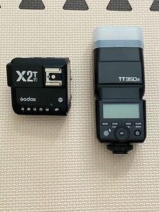 GODOX トリガー X2T-F と フラッシュ TT350 富士フィルム用