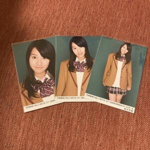 乃木坂46 桜井玲香 生写真 BLT B.L.T 2012 01 DARKGREEN コンプ