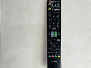 AQUOS アクオス リモコン SHARP シャープ GA881WJSA 中古【No829】