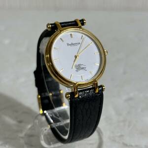 [K2985]BURBERRY バーバリー 腕時計 クォーツ レザー レディース 1 3634 REGISTERED MODEL
