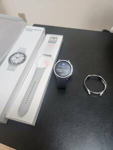 Galaxy Watch6 Classic 47mm シルバー ケース付 スマートウォッチ 本体 端末 Samsung 純正 国内正規品｜2023年発売｜FeliCa