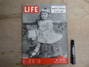 洋雑誌 英語 LIFE / JUNE 20, 1949 INTERNATIONAL EDITION / ライフ 昭和24 / 特集 The Early Life of F.D.R. フランクリン・ルーズベルト