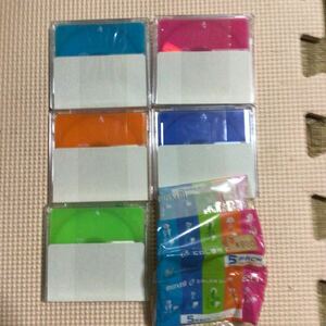 maxell COLOR CLUB 80 MD【mini disc】5枚セット【未開封新品】★