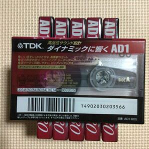 TDK AD1 80 ノーマルポジション カセットテープ6本セット6本セット【未開封新品】●の画像3