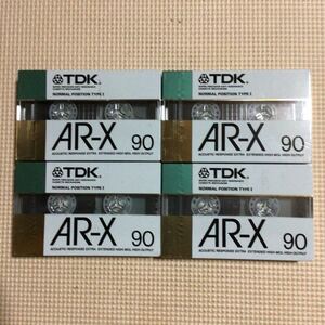 TDK AR-X 90 ノーマルポジション カセットテープ4本セット【未開封新品】■■