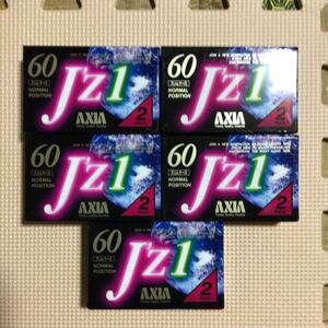 AXIA J'Z1 60 2パックx5 ノーマルポジション　カセットテープ10本セット【未開封新品】★